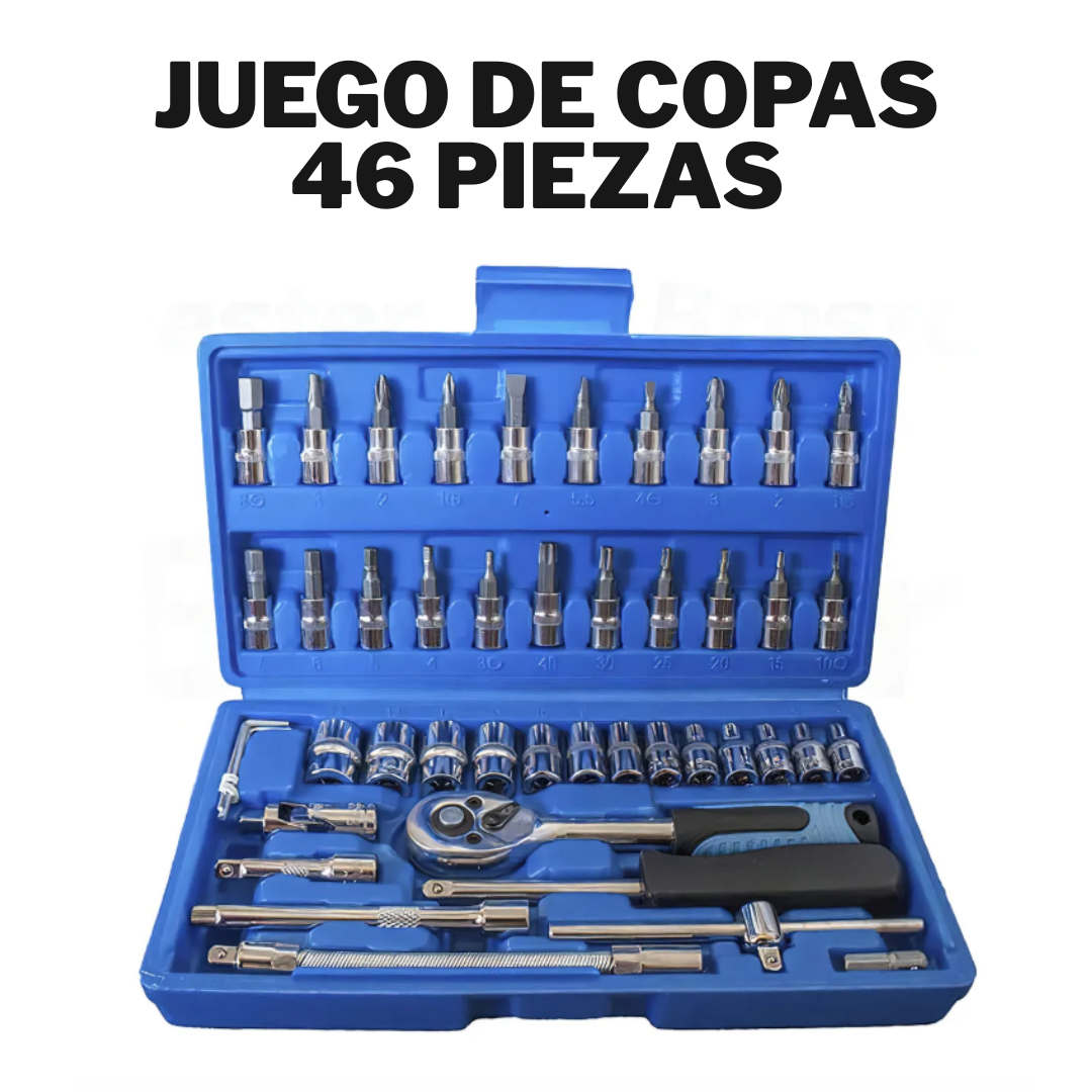 Miniatura 3 de JUEGO DE COPAS CON RACHES 46 PIEZAS